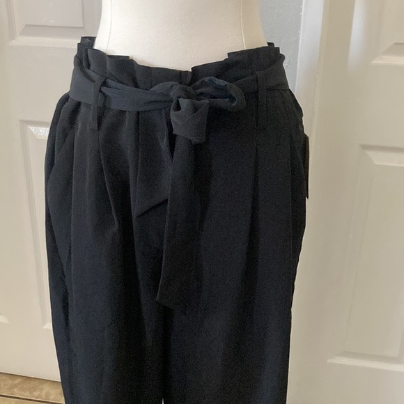 Michael Kors Black Women's Wide-Leg Pants size L - Picture 3 of 11